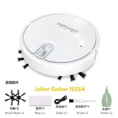 3 in 1 USB Smart Sweeping Robot Vacuum Cleaner Rechargeable Mopping Wireless 1500Pa Robotic Vacuum Cleaner For Home