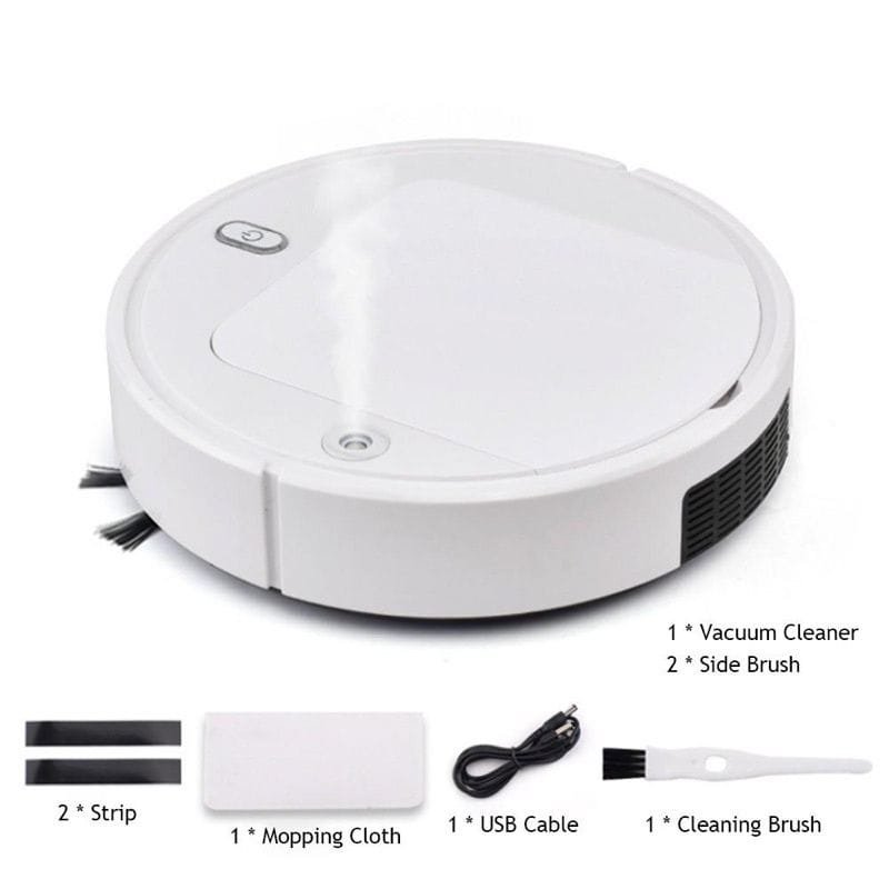 3 in 1 USB Smart Sweeping Robot Vacuum Cleaner Rechargeable Mopping Wireless 1500Pa Robotic Vacuum Cleaner For Home
