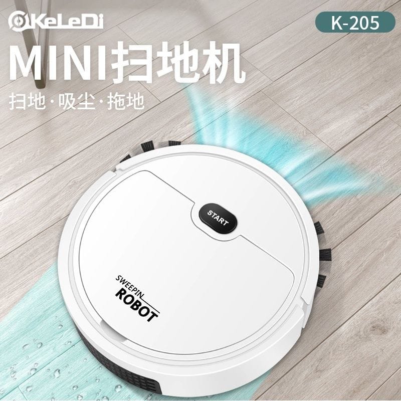 3 in 1 USB Smart Sweeping Robot Vacuum Cleaner Rechargeable Mopping Wireless 1500Pa Robotic Vacuum Cleaner For Home