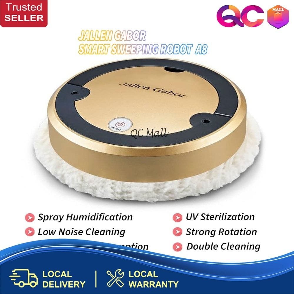 3 in 1 USB Smart Sweeping Robot Vacuum Cleaner Rechargeable Mopping Wireless 1500Pa Robotic Vacuum Cleaner For Home