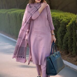 GoSriKi Women Kurta with Trousers & Dupatta set