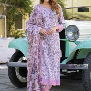 KALINI Women Purple Pure Cotton Kurta Sets