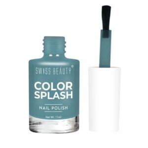 SWISS BEAUTY Long-Lasting Quick Dry Color Splash Nail Polish - 17