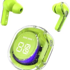 VEhop Ultrapods PRO Bluetooth True Wireless (TWS) In Ear 30 Hours Playback Low Latency,Powerfull bass IPX4(Splash & Sweat Proof) Green