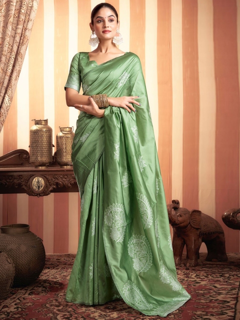 all about you Ethnic Motifs Zari Pure Silk Banarasi Saree