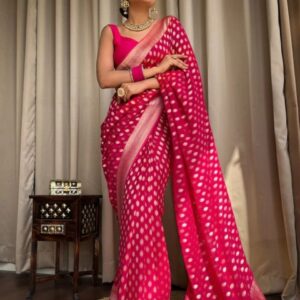 all about you Woven Design Pure Silk Banarasi Saree