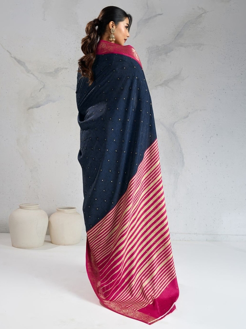 all about you Woven Design Zari Pure Silk Saree