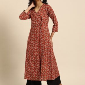 anayna Women Ethnic Motifs Printed Kurta
