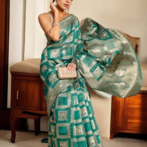 Anouk Woven Design Chanderi Saree