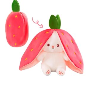 DearJoy Kids Rabbit In Strawberry Soft Toy