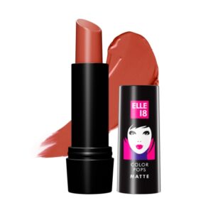 Elle 18 Color Pop Matte Lip Color, B1, Tan Nude, 4.3 g