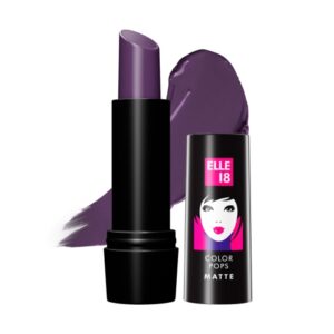 ELLE 18 Color Pop Matte Lip Color Soaked Grape W16