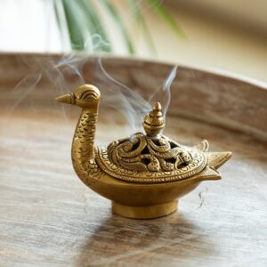 ExclusiveLane The Brass Beams Textured Brass Swan Dhoop Dani