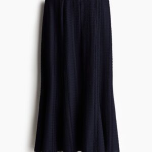 H&M Textured Midi Skirt