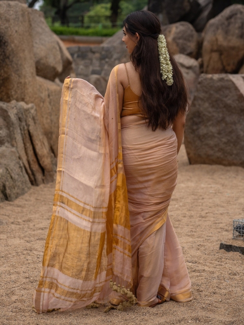 I LOVE SAREES Tissue Saree