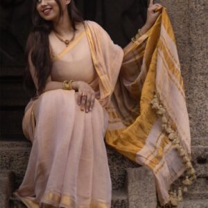 I LOVE SAREES Tissue Saree