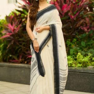 KALINI Woven Design Silk Blend Designer Saree