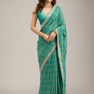 Koskii Embroidered Zari Saree