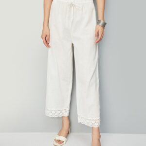max Straight Fit Cotton Palazzos