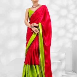 Mitera Colourblocked Gotta Patti Saree