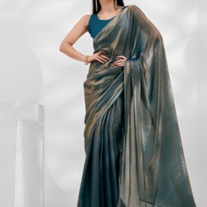 Mitera Shimmery Organza Saree