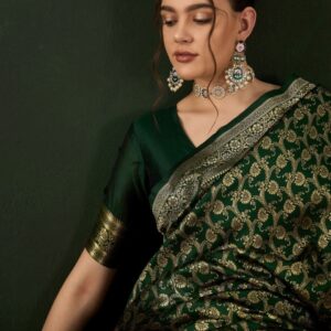 Sangria Woven Design Saree With Blouse Piece