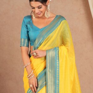 Saree mall Ethnic Motifs Designer Maheshwari Sarees