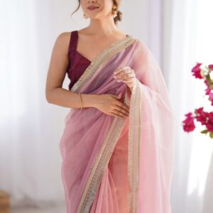 Saree mall Women Net Embellished Party Wear Saree