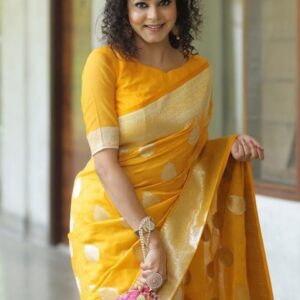 Shriyangan Woven Design Zari Pure Silk Kanjeevaram Saree