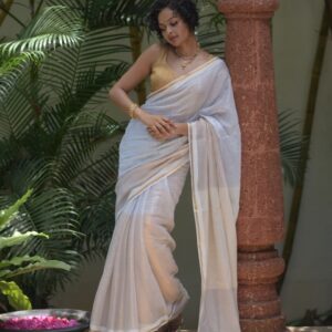 Suta Zari Pure Cotton Saree