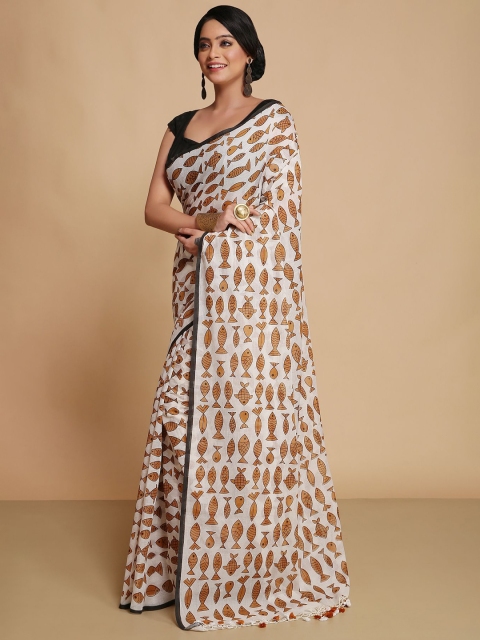 WoodenTant Pure Cotton Saree