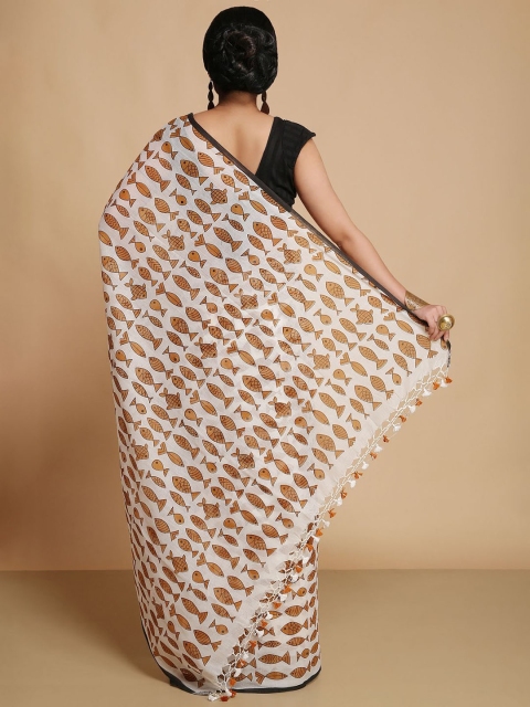 WoodenTant Pure Cotton Saree
